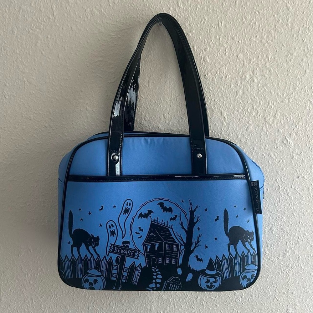 Sourpuss Halloween purse